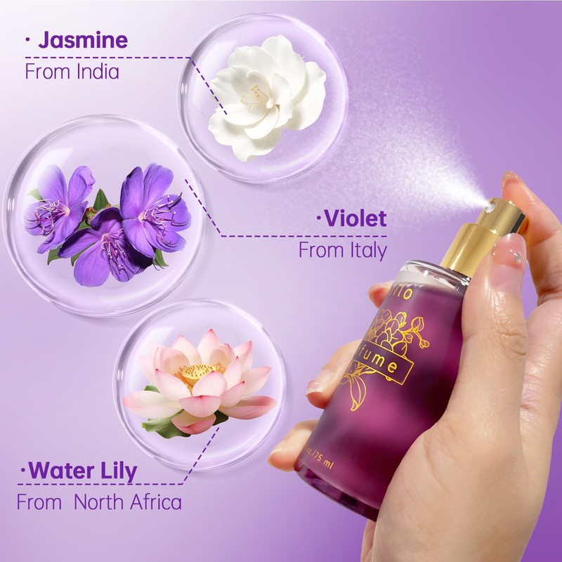 Hair Perfume, Natural Fragrant Hair Perfume for Women, 8 Hours