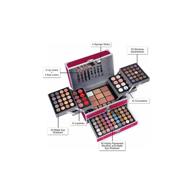 Traje De Maquillaje Femenino Integrado De 132 Color
