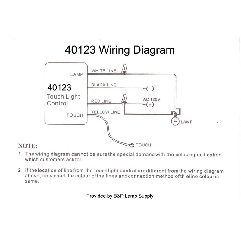 B&P Lamp® On-Off Touch Control Switch
