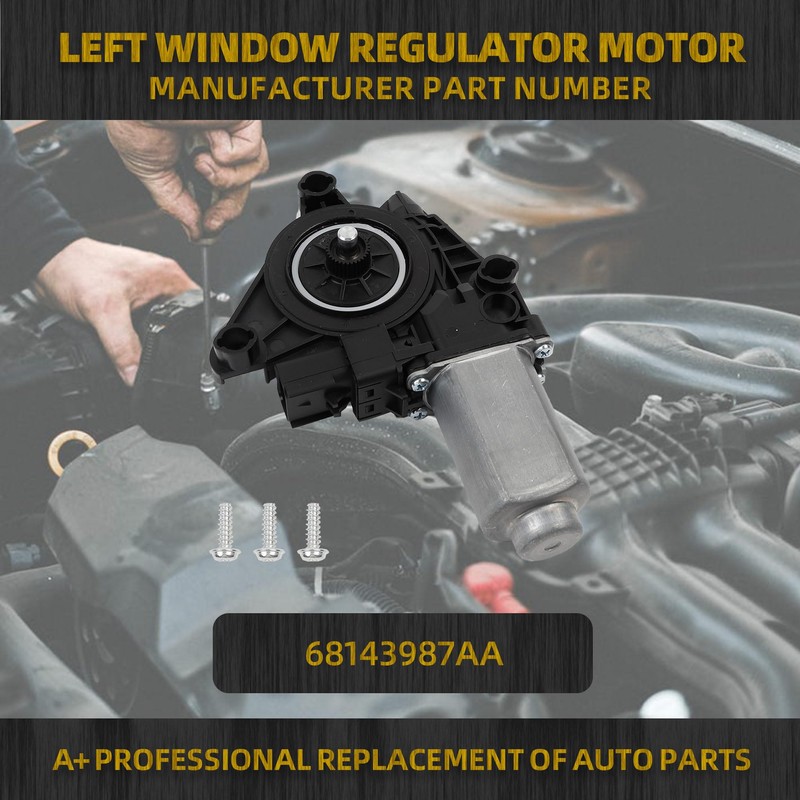 Dasbecan Window Regulator Motor Compatible with 2011-2023 Dodge Charger/Chrysler 300