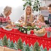 2 Pack Christmas Plastic Tablecloths 54 X 108inch Xmas Tree
