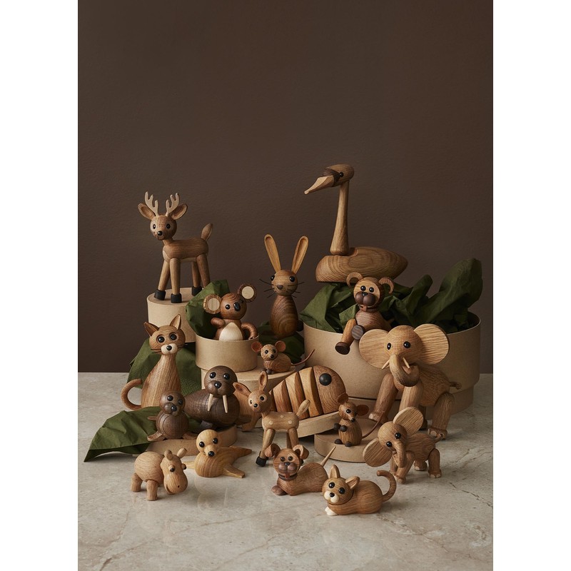 Spring Copenhagen The City Mouse Wooden Figurine - Magical Handmade