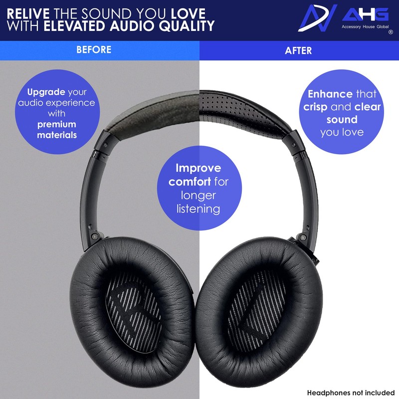 Replacement V3 Headband Cushion pad compatible with Bose QuietComfort 35