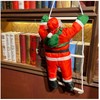 BECOND Climbing Ladder Santa Claus Doll Christmas Prop Wall Tree