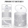 Svpolns Bling Round Dispenser Stackable Apothecary Jar with Clear Lid