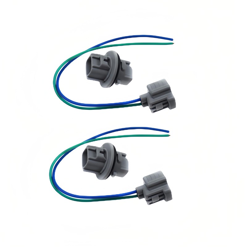 Lskioer 2 Set Turn Signal Socket and Connector Pigtail Lead,