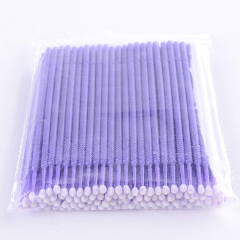 FELICIA 100pcs Micro Cotton Swabs, Micro Brush, Micro Stick, Eyelash