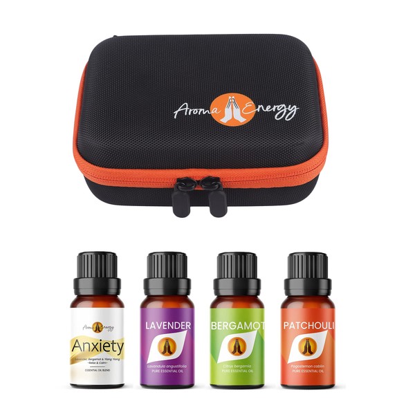 Essential Oil Gift Set Travel Case – 4 x 10ml