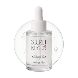 SECRETKEY - Suero de fermento de arroz, Galactomyces para piel de vidrio radiante, hidratante ligero y húmedo para el cuidado de la piel coreana, fórm