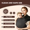 WUFANC Baby Newborn Baby Sling Made of Soft Cotton, Maximum