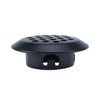 MY MIRONEY Air Vents 1-Inch(25mm) 10Pcs Black Circular Soffit Vent