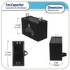 Appli Parts Fan Capacitor 3.5 mfd (microfarads) uf 450 VAC