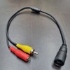 후방카메라 케이블젠더 DIN-RCA/DC젠더(F) Rear Camera Cable Gender DIN-RCA/DC Gender (F)