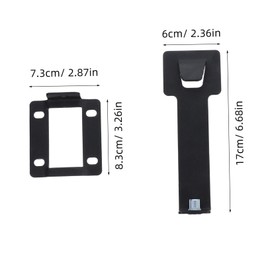 DOITOOL 2set Adjustable Cooker Hood Bracket Heavy-Duty Wall Mount for Kitchen Range Hoods Easy Installation and Design Suitable for Various Models Includes Fixing Screws