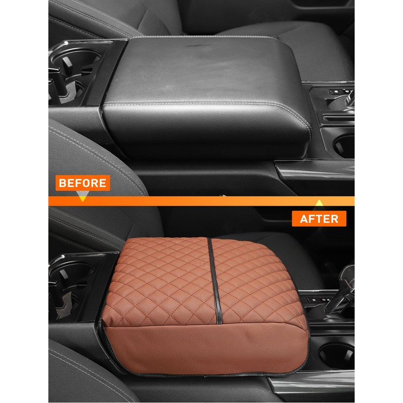 Savadicar Center Console Cover for 2021-2025 Ford F150 (Not Fits