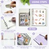 NOCAFI Sticker Book Collecting Album Reusable Sticker Storage Organizer Binder