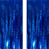 Dark Blue Backdrop Streamers AILEXI 2 Pack 1 m x