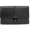 LORENZ Genuine Leather Travel Document Passport Organiser Holder Lockable Wallet