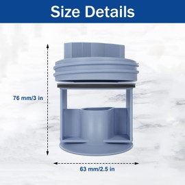 Filter Lint Sieve 00647920, Washing Machine Lint Filter Replacement for Washing Machine and Washer Dryer I Replacement Part Lint Sieve Suitable for Bosch Siemens Neff Constructa 605010 647920