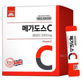 Megadose Vitamin C 3000mg, 180g, 1 pack / 메가도스 비타민C 3000mg, 180g, 1개