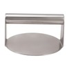 Stainless Steel Burger Press Professional Manual Adjustable Prevents Stick Grill