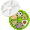 Fujipacks Hanbai Rice Ball Mold, Easy and Convenient, 6 Holes,