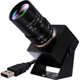 Mermaid USB Camera 4K Manual Zoom Webcam 5-50 mm CS Mount Variable Lens PC Camera UVC Computer Camera 8MP Industrial Camera IMX415 USB 2.0 Web Cam