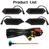 AFOGGEST Grill Light For Tacoma TRD Off-Road 2024 2025, Smoked