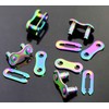 Hyamass 4 Pairs Bicycle Missing Link Single/1 Speed Chain Reusable