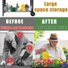 aboxoo Large Planter Raised Beds with Legs Outdoor Metal Planter
