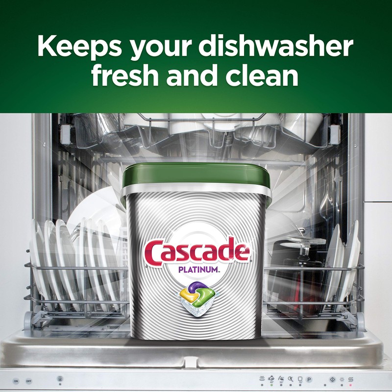 Cascade Platinum ActionPacs Dishwasher Detergent Lemon Scent, 21 ct (Pack
