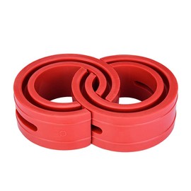Car Rubber Shock Absorber, 2 Pieces Car Shock Absorber, Buffer Spring, Bumper Cushion, TPE Type A-F (Red) (B+)