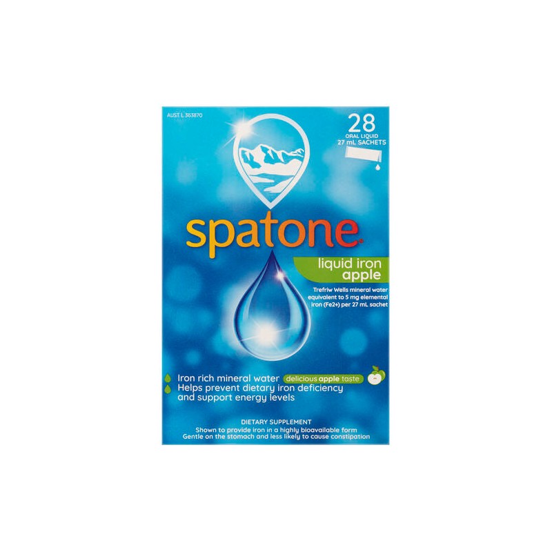 Spatone Liquid Iron Supplement Apple 28 Sachets