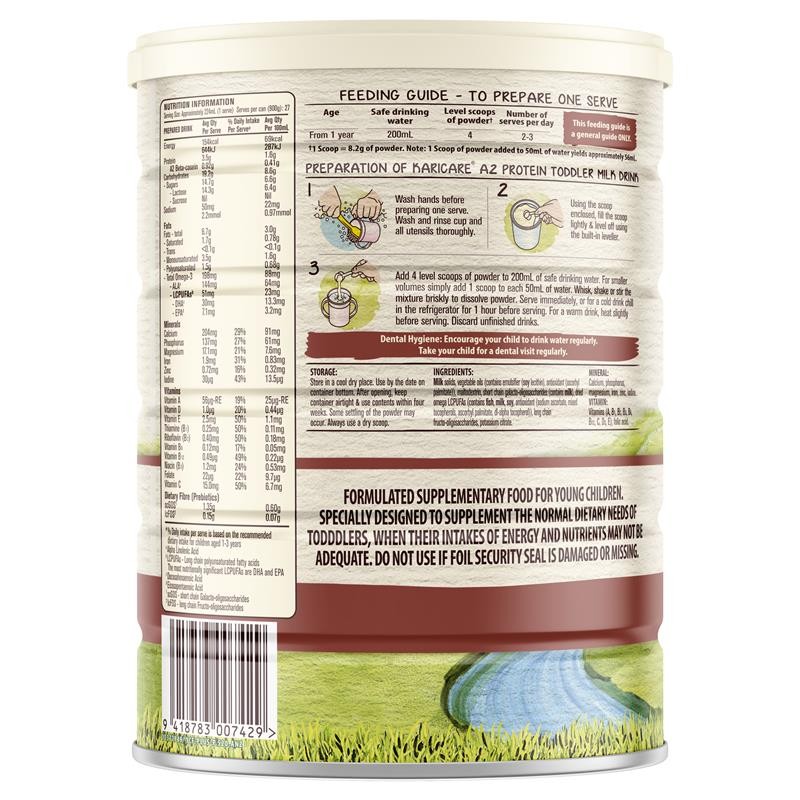 Karicare+ A2 Stage 3 Protein Toddler Formula From 1 Years