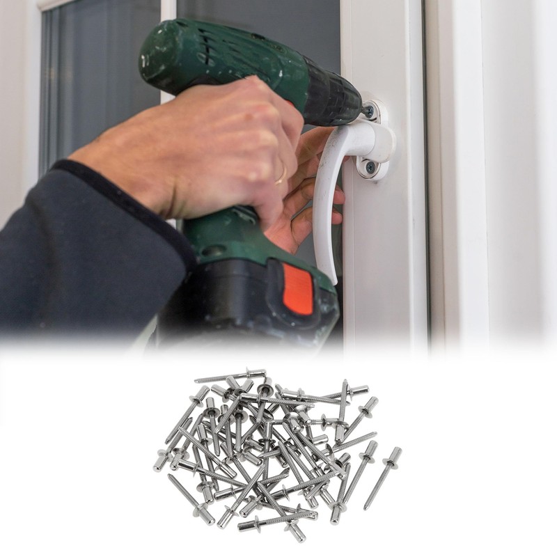 A ABSOPRO Countersunk Head Closed Sealing Rivets 4.8mm Grip Diameter