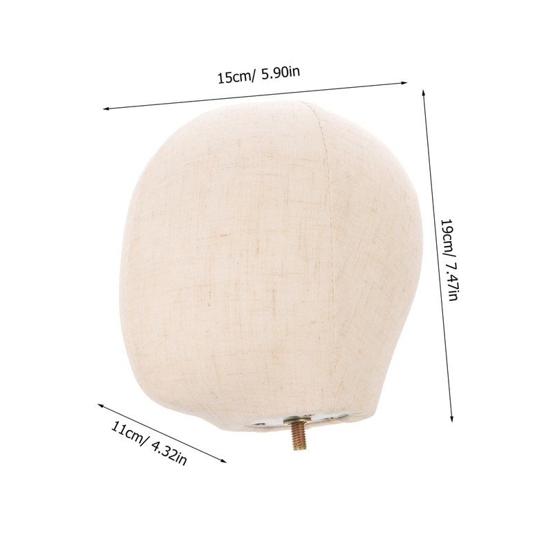 Healeved Childrens Mannequin Head Stand for Hat Display Small Diameter