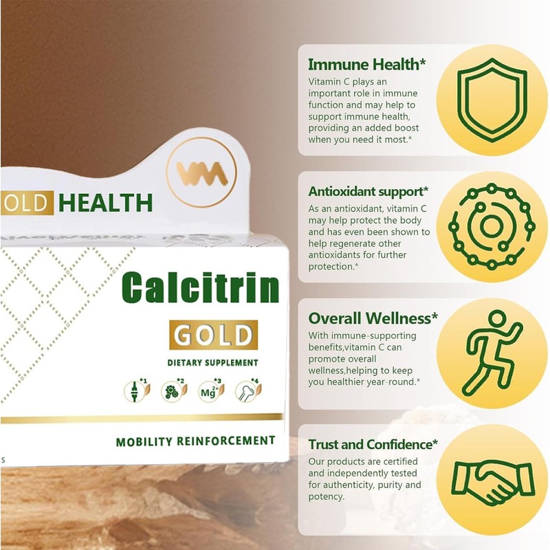 XCFXCF Calcitrin Gold Dietary Supplement - Mobility & Bone Strength