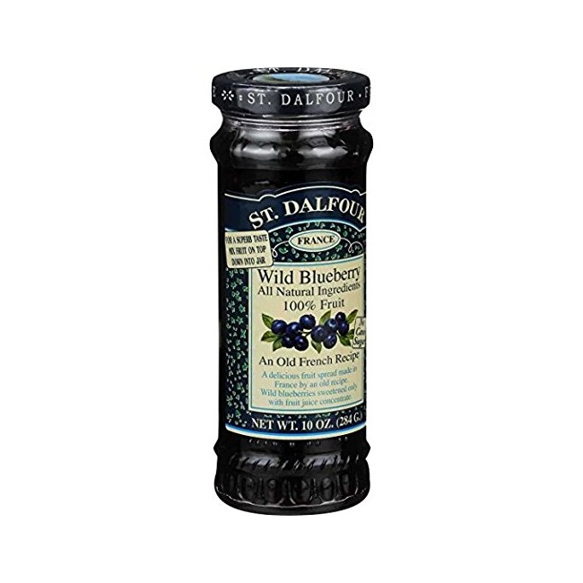 St. Dalfour Wild Blueberry Conserves, 5 Pack (10 Oz Each)