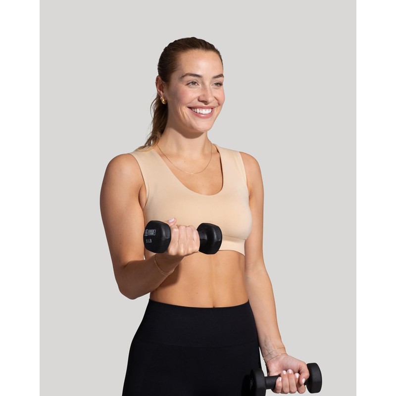 Tommie Copper Seamless Compression Bra with Back Support - Wireless,