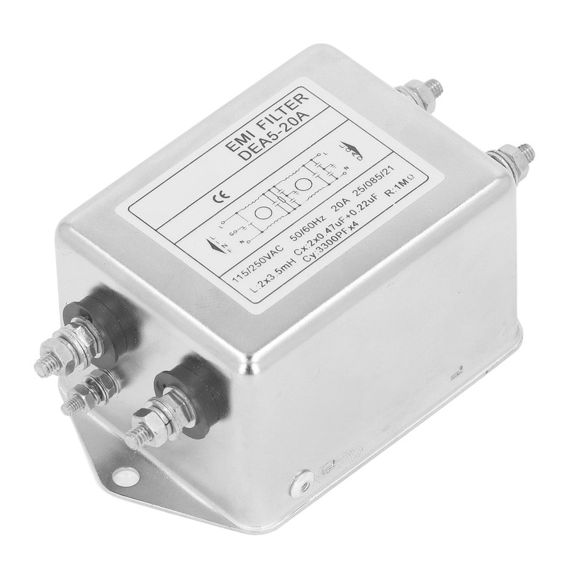 Noise Suppressor Power EMI Filter Single Phase Line Conditioner AC115V