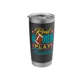 Fantasy Football Real Women Cute Design for a Kit Stainless Steel Insulated Tumbler