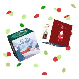 Make It Mine PopBox The Original Confetti Popping Greeting Card (Christmas PopBox - Classic)