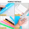 TOOELMON Punched Pockets A4 Plastic Wallets 12 Pack A4 Folders