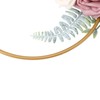 Artificial Succulents Wreath Iron Foam Greenery Wreath Portable Bridal Wreath