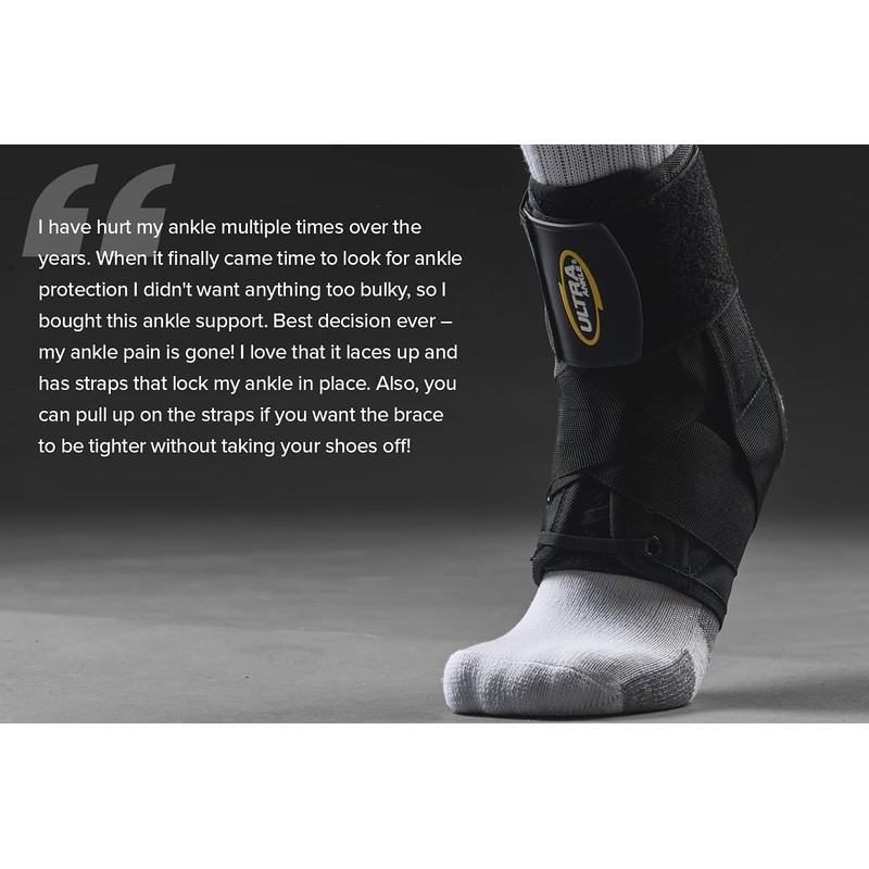 Ultra 360™ Lace-Up Ankle Brace – Excellent Ankle Support &
