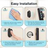 Vaszu Magnetic Remote Control Holder Self-Adhesive Wall Mount, 6 Pack