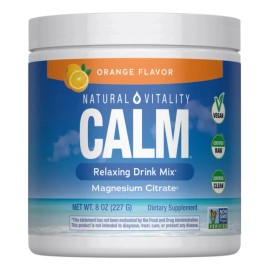 Natural Vitality Calm Magnesio Bebidas Antiestrés 226g Sabor Naranja