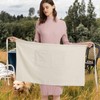 Cityelf Cotton Linen Bistro Half Apron with 2 Large Pockets