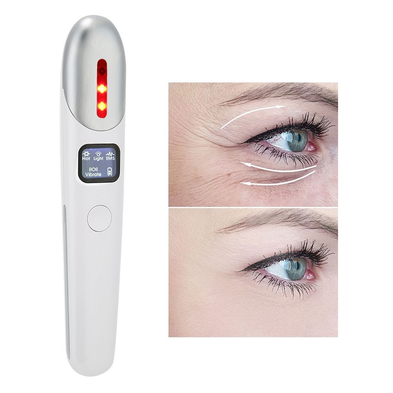 EMS Eye Massager Vibration Hot Compress Dark Circle Removal Eye