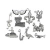 Bohemian Findings New Orleans Charm Collection Antique Silver Tone 9